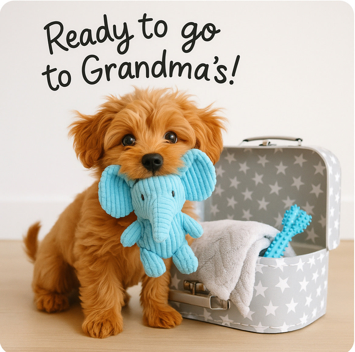 Little Elephant Puppy Suitcase