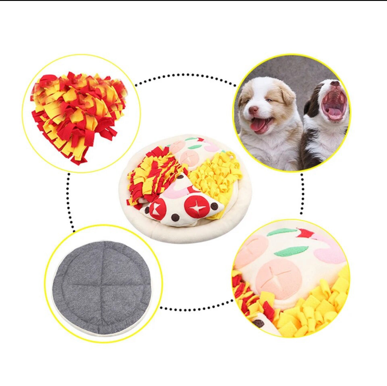 Large Pizza Snuffle Mat
