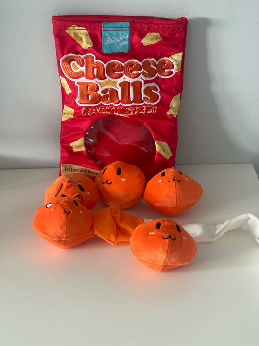 Cheese balls party size snuffle toys